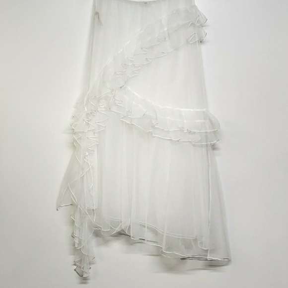 White free people mesh skirt - Picture 2 of 4